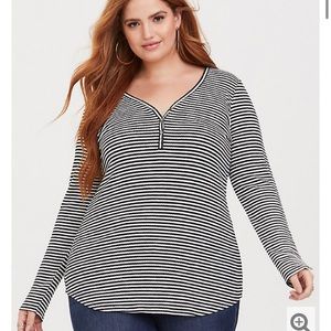 Torrid 3 Striped Waffle Knit
